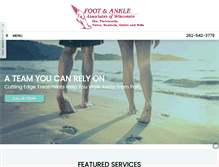 Tablet Screenshot of footandanklewi.com